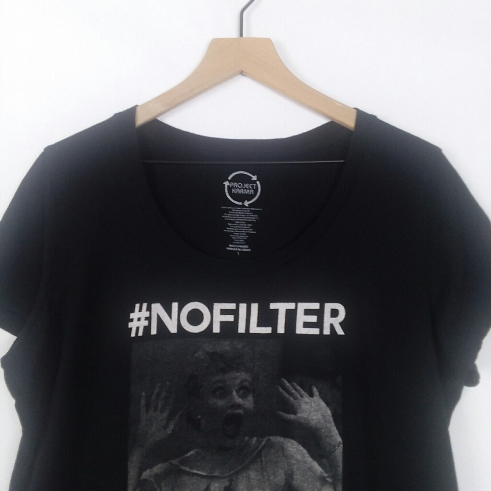 Project Karma I love Lucy No Filter scoop neck tee - Picture 4 of 5
